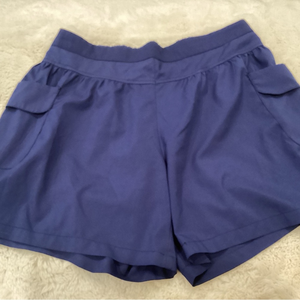 Navy Blue Women's Cargo Shorts